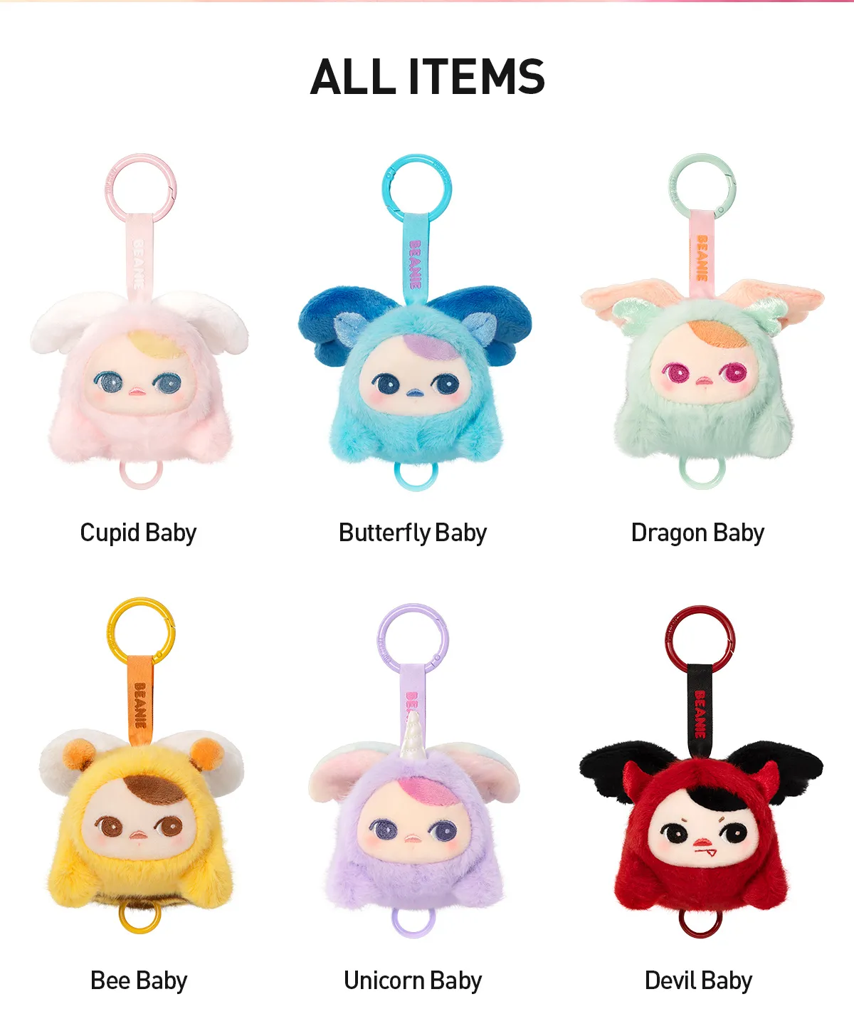 Pucky Beanie Flying Babies Series Plush Pendant